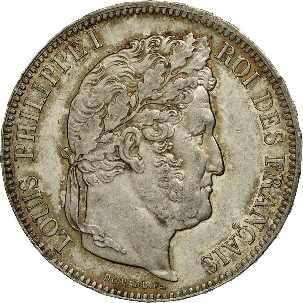 Moneda, Francia, Louis-Philippe, 5 Francs, 1841, Lille, EBC, Plata, KM:749.13