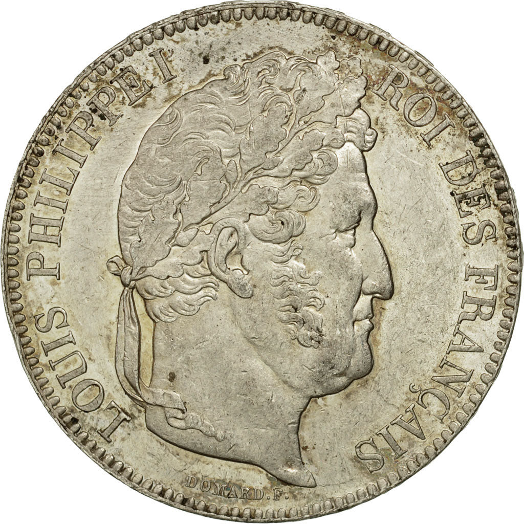 Moneta, Francia, Louis-Philippe, 5 Francs, 1843, Rouen, SPL, Argento, KM:749.2