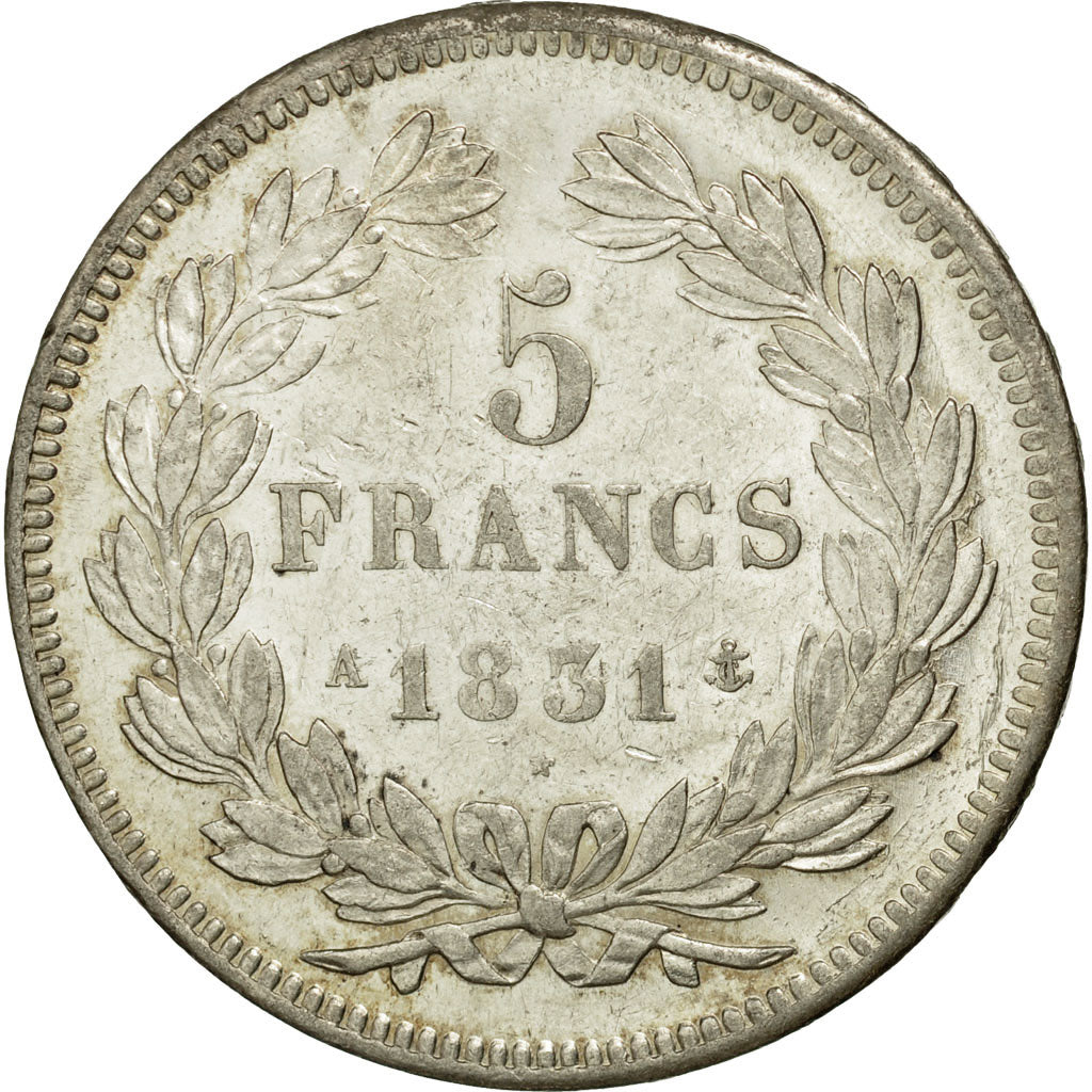 Monnaie,France,Louis-Philippe,5 Francs,1831,Paris,SPL,Argent,KM 745.1,Gad 676a