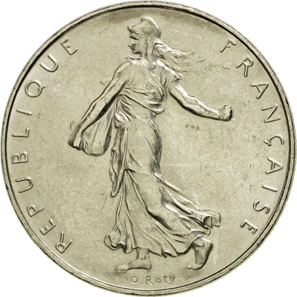 Coin, France, Semeuse, Franc, 1995, Paris, AU(55-58), Nickel, KM:925.1