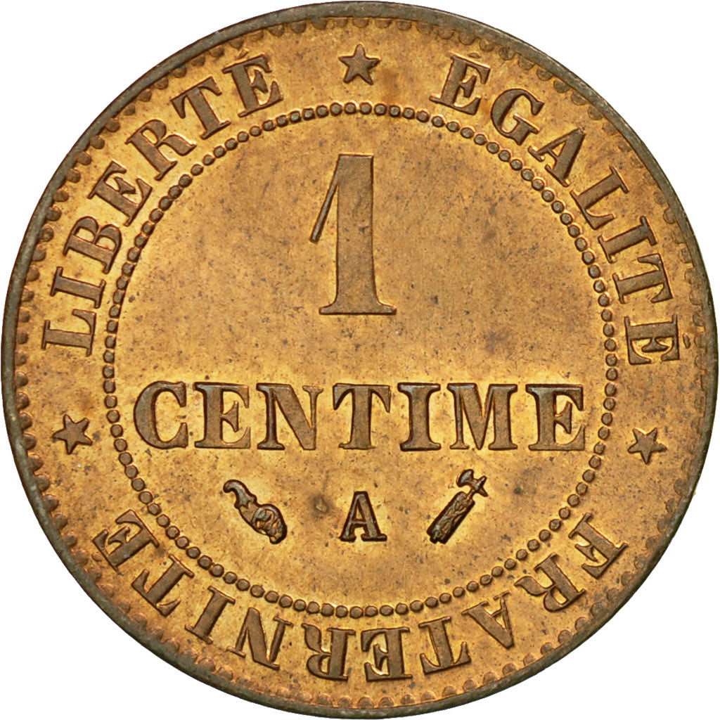 Coin, France, Cérès, Centime, 1886, Paris, MS(60-62), Bronze, KM:826.1
