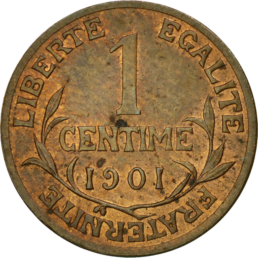 Münze, Frankreich, Dupuis, Centime, 1901, Paris, VZ, Bronze, KM:840, Gadoury:90