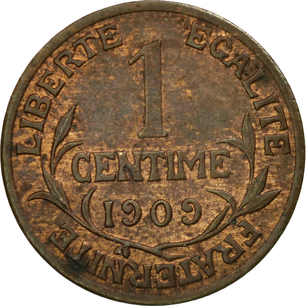 Coin, France, Dupuis, Centime, 1909, Paris, AU(50-53), Bronze, KM:840