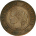 Coin, France, Cérès, 2 Centimes, 1885, Paris, AU(50-53), Bronze, KM:827.1