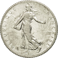 Coin, France, Semeuse, Franc, 1918, Paris, EF(40-45), Silver, KM:844.1