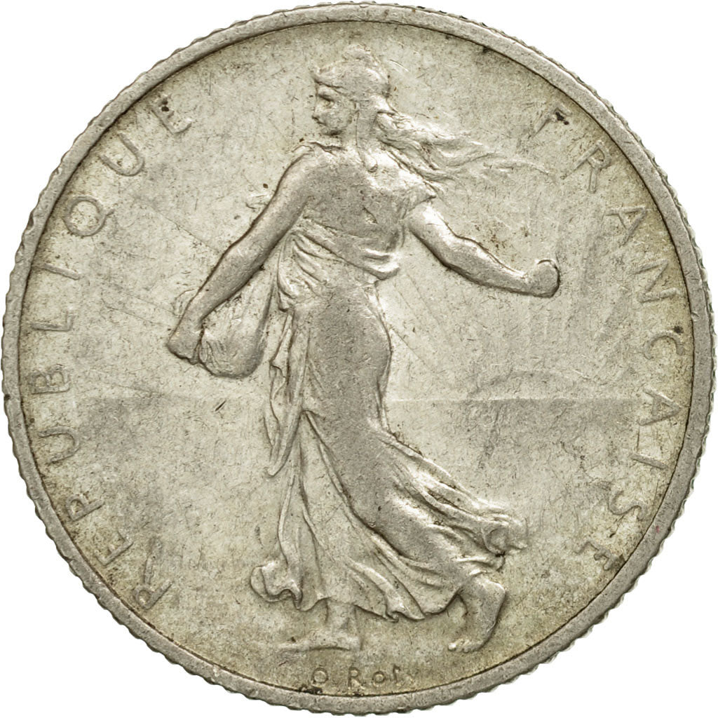Monnaie, France, Semeuse, Franc, 1913, Paris, TTB, Argent, Gadoury:467, KM:844.1