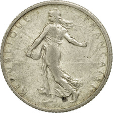 Moneta, Francia, Semeuse, Franc, 1912, Paris, BB, Argento, KM:844.1, Gadoury:467