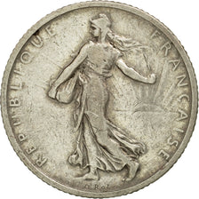 Coin, France, Semeuse, Franc, 1908, Paris, VF(30-35), Silver, KM:844.1
