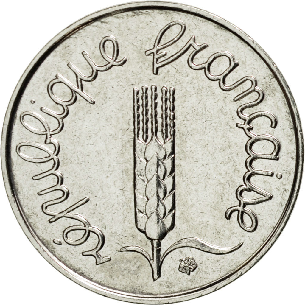 Coin, France, Épi, Centime, 1993, Paris, MS(63), Stainless Steel, KM:928