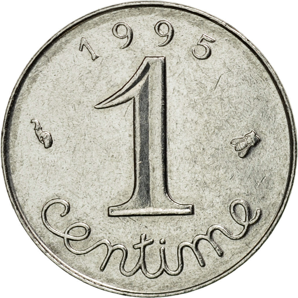 Moneta, Francia, Épi, Centime, 1995, Paris, SPL, Acciaio inossidabile, KM:928