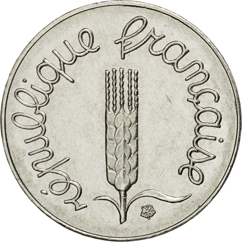 Coin, France, Épi, Centime, 1996, Paris, MS(63), Stainless Steel, KM:928