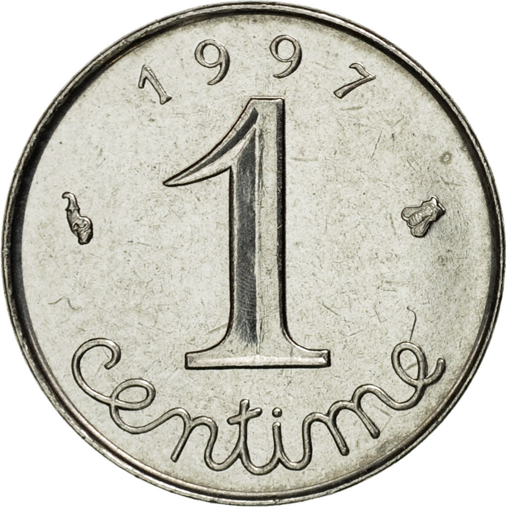 Monnaie, France, Épi, Centime, 1997,Paris,SPL,Stainless Steel,KM 928,Gadoury:91