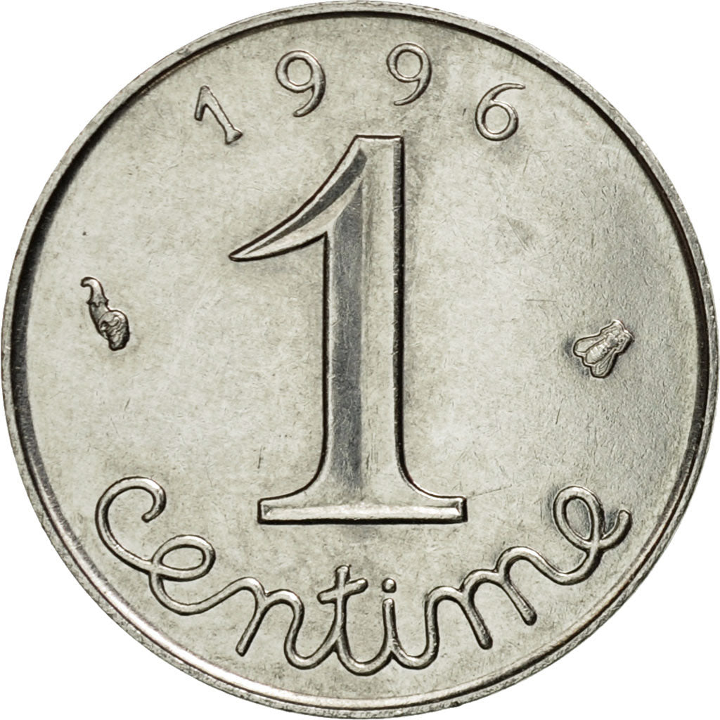 Monnaie, France, Épi, Centime, 1996,Paris,SPL,Stainless Steel,KM 928,Gadoury:91