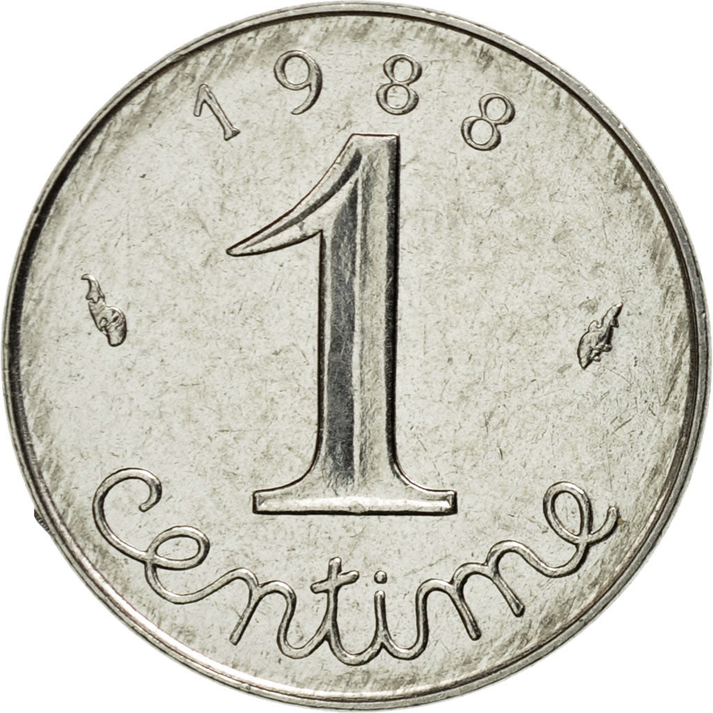 Monnaie, France, Épi, Centime, 1988,Paris,SPL,Stainless Steel,KM 928,Gadoury:91