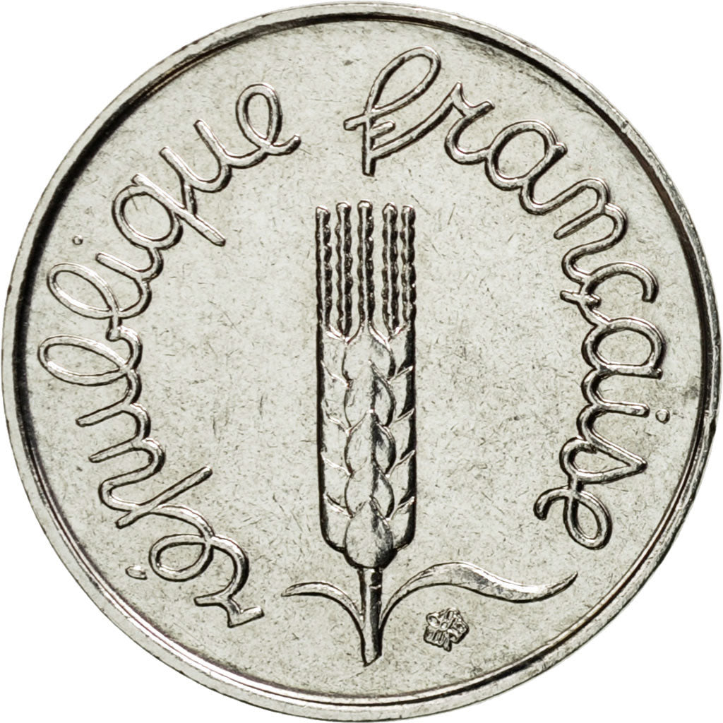Coin, France, Épi, Centime, 1993, Paris, MS(63), Stainless Steel, KM:928