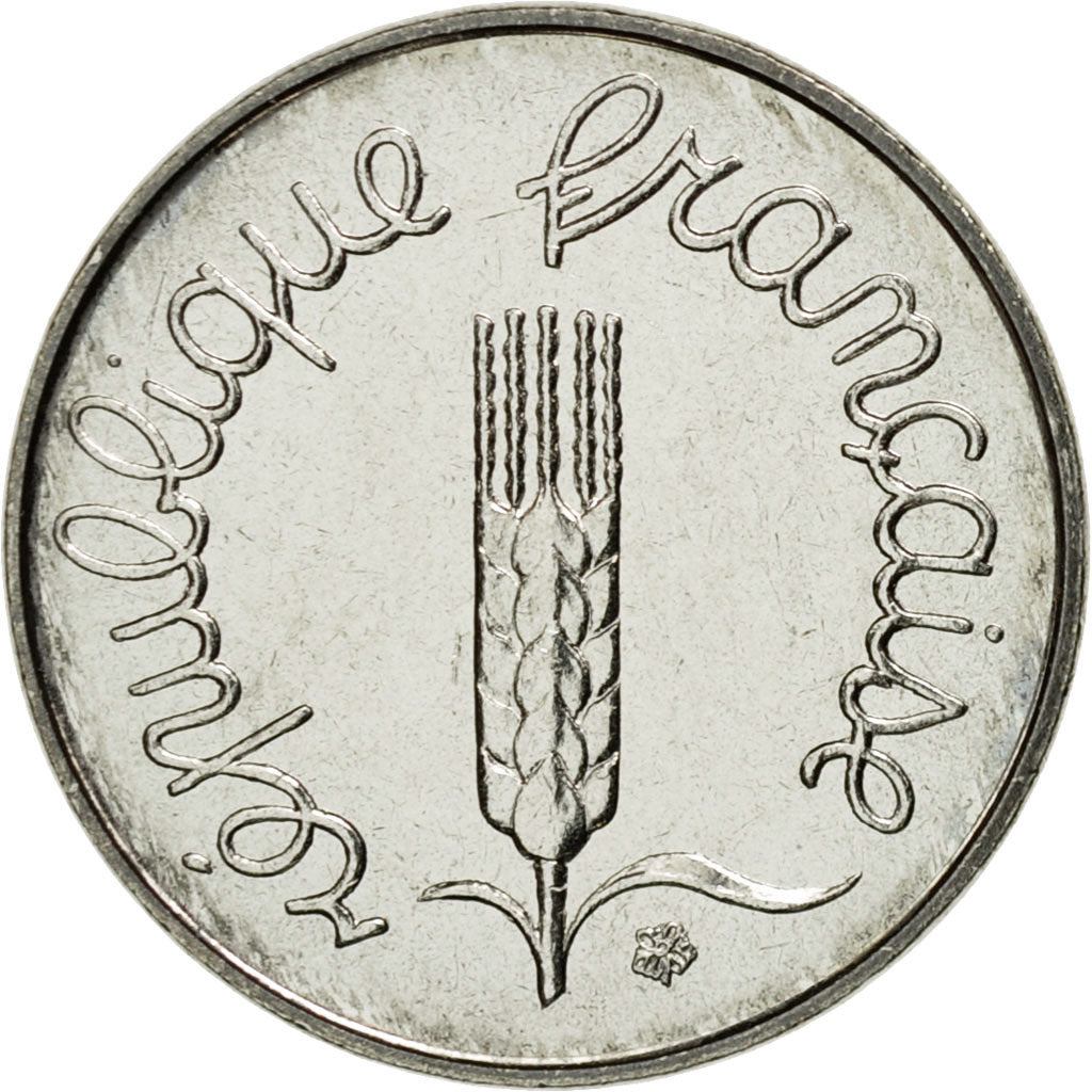 Coin, France, Épi, Centime, 1985, Paris, MS(63), Stainless Steel, KM:928