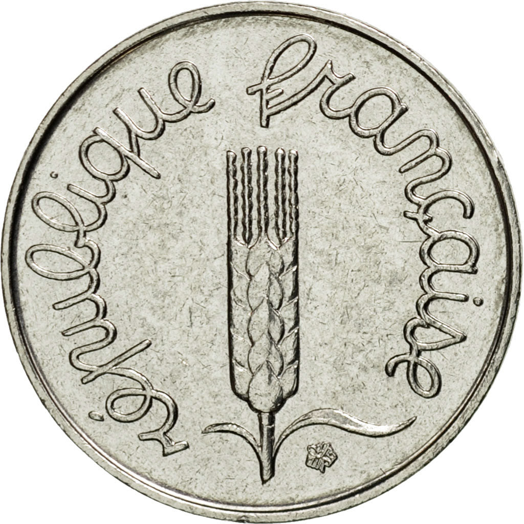Coin, France, Épi, Centime, 1995, Paris, MS(63), Stainless Steel, KM:928