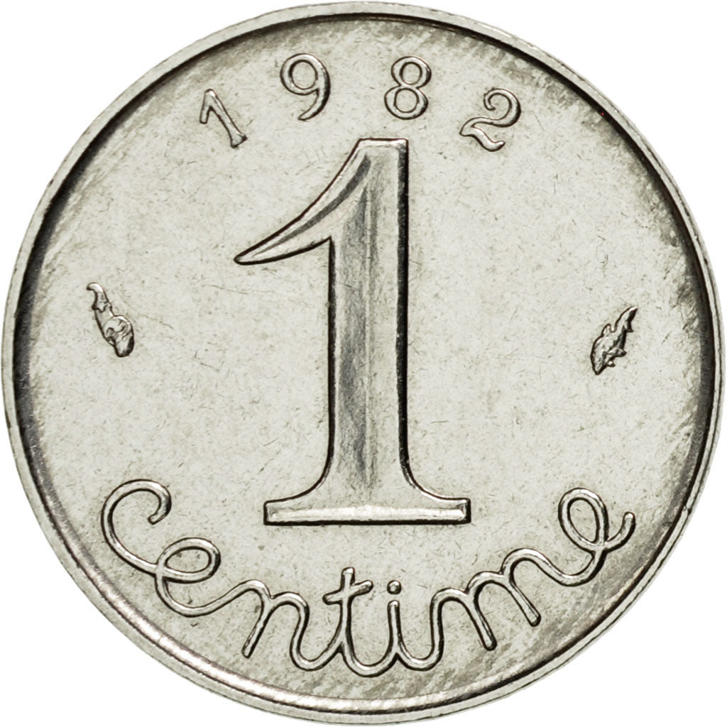 Monnaie, France, Épi, Centime, 1982,Paris,SPL,Stainless Steel,KM 928,Gadoury:91