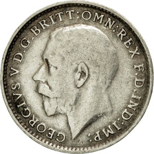 Coin, Great Britain, George V, 3 Pence, 1918, EF(40-45), Silver, KM:813