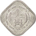 INDIA-REPUBLIC, 5 Paise, 1976, Bombay, KM #19, MS(63), Aluminum, 22, 1.47
