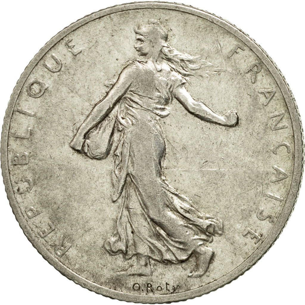 Coin, France, Semeuse, 2 Francs, 1912, Paris, EF(40-45), Silver, KM:845.1