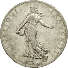 Coin, France, Semeuse, 2 Francs, 1912, Paris, EF(40-45), Silver, KM:845.1