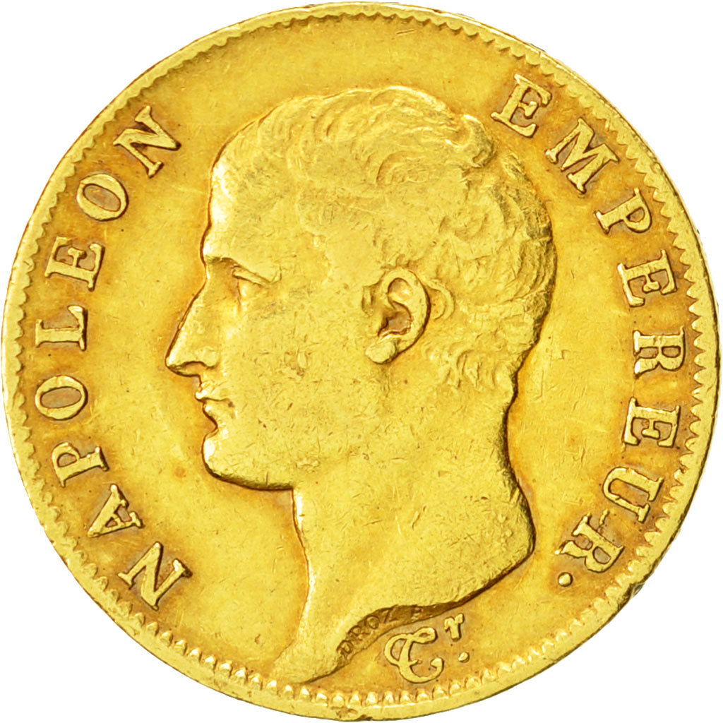 Coin, France, Napoléon I, 20 Francs, 1806, Paris, EF(40-45), Gold, KM:674.1