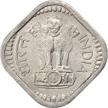 Münze, INDIA-REPUBLIC, 5 Paise, 1968, Bombay, UNZ, Aluminium, KM:18.3