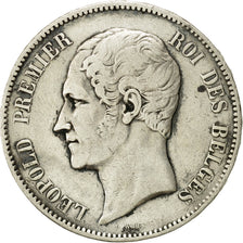 Monnaie, Belgique, Leopold I, 5 Francs, 5 Frank, 1853, TB+, Argent, KM:17
