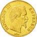 Coin, France, Napoleon III, 100 Francs, 1858, Paris,  AU(55-58), Gold, KM 786.1