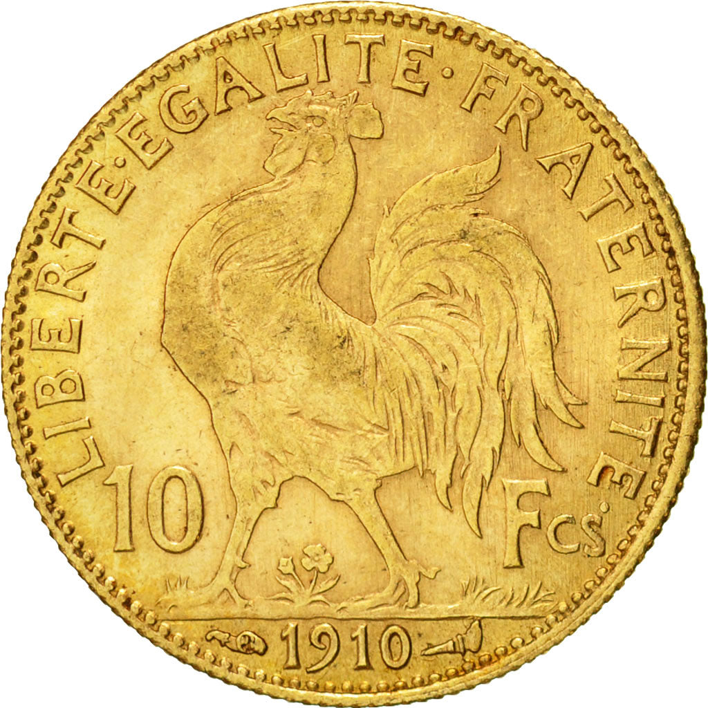 Monnaie, France, Marianne, 10 Francs, 1910, Paris, TTB+, Or,KM 846, Gadoury:1017