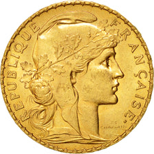 Coin, France, Marianne, 20 Francs, 1913, AU(55-58), Gold, KM:857, Gadoury:1064a