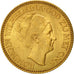 Coin, Netherlands, Wilhelmina I, 10 Gulden, 1925, AU(55-58), Gold, KM:162