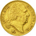 Moneta, Francia, Louis XVIII, 20 Francs, 1817, Paris, BB+, Oro, KM 712.1