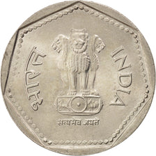 Coin, INDIA-REPUBLIC, Rupee, 1989, MS(60-62), Copper-nickel, KM:79.1