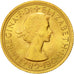 Coin, Great Britain, Elizabeth II, Sovereign, 1966, AU(55-58), Gold, KM:908
