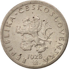 Coin, Czechoslovakia, 20 Haleru, 1928, AU(55-58), Copper-nickel, KM:1