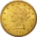 Coin, United States, Coronet Head, $10, 1891, Carson City, AU(50-53),Gold,KM 102