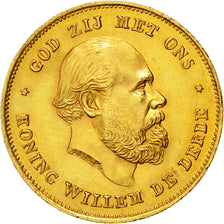 Monnaie, Pays-Bas, William III, 10 Gulden, 1875, SUP, Or, KM:105
