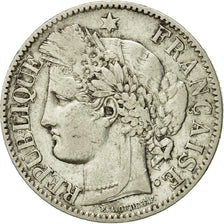 Monnaie, France, Cérès, 2 Francs, 1871,Bordeaux,TTB,Argent,KM 817.2, Gadoury:530
