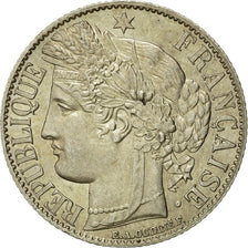 Coin, France, Cérès, Franc, 1872, Paris, AU(55-58), Silver, KM:822.1