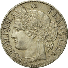 Coin, France, Cérès, Franc, 1871, Paris, AU(55-58), Silver, KM:822.1