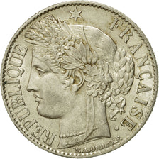 Coin, France, Cérès, Franc, 1887, Paris, MS(60-62), Silver, KM:822.1