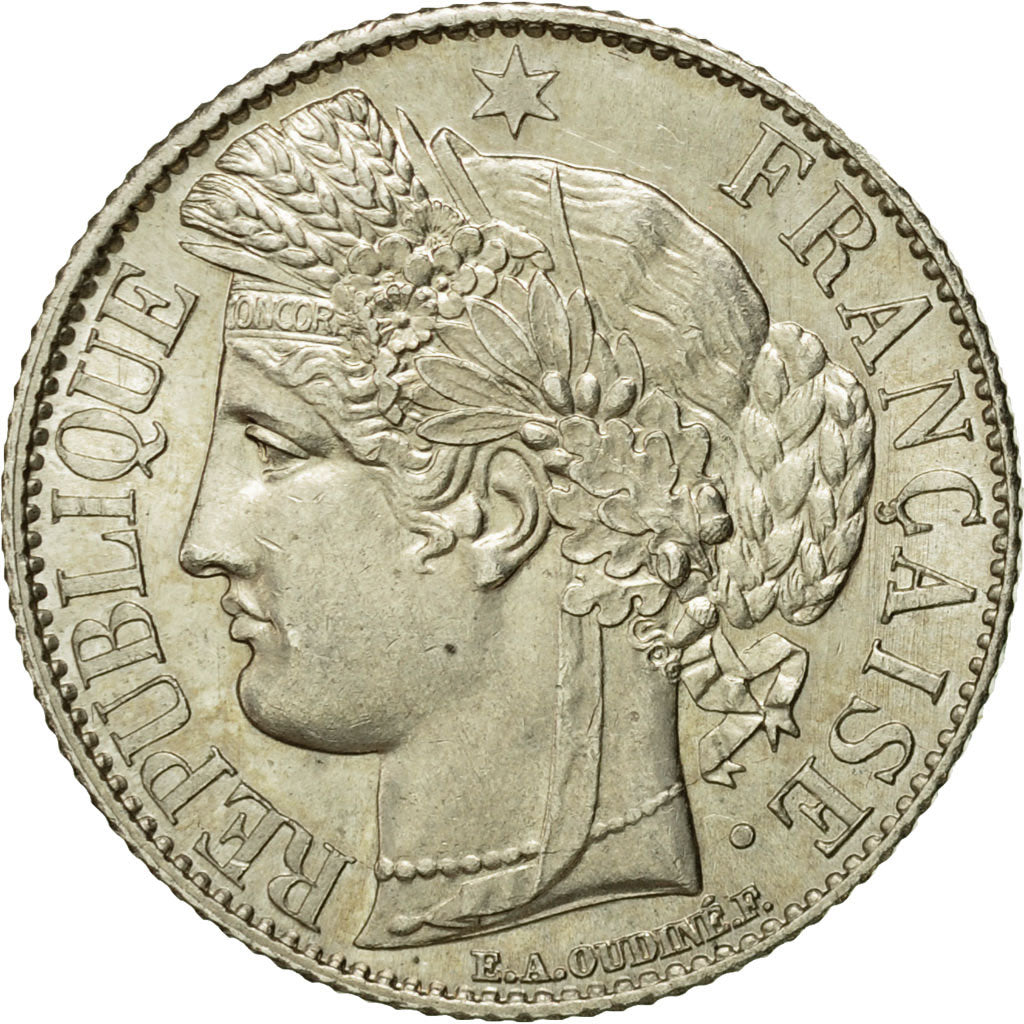 Monnaie, France, Cérès, Franc, 1895, Paris, SUP+, Argent,KM 822.1, Gadoury:465a