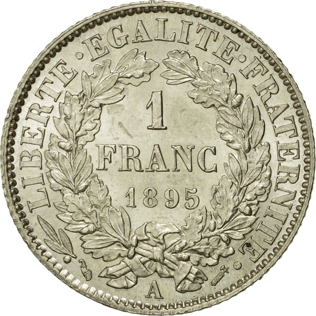 Monnaie, France, Cérès, Franc, 1895, Paris, SUP+, Argent,KM 822.1, Gadoury:465a