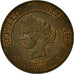 Coin, France, Cérès, 5 Centimes, 1877, Paris, AU(55-58), Bronze, KM:821.1