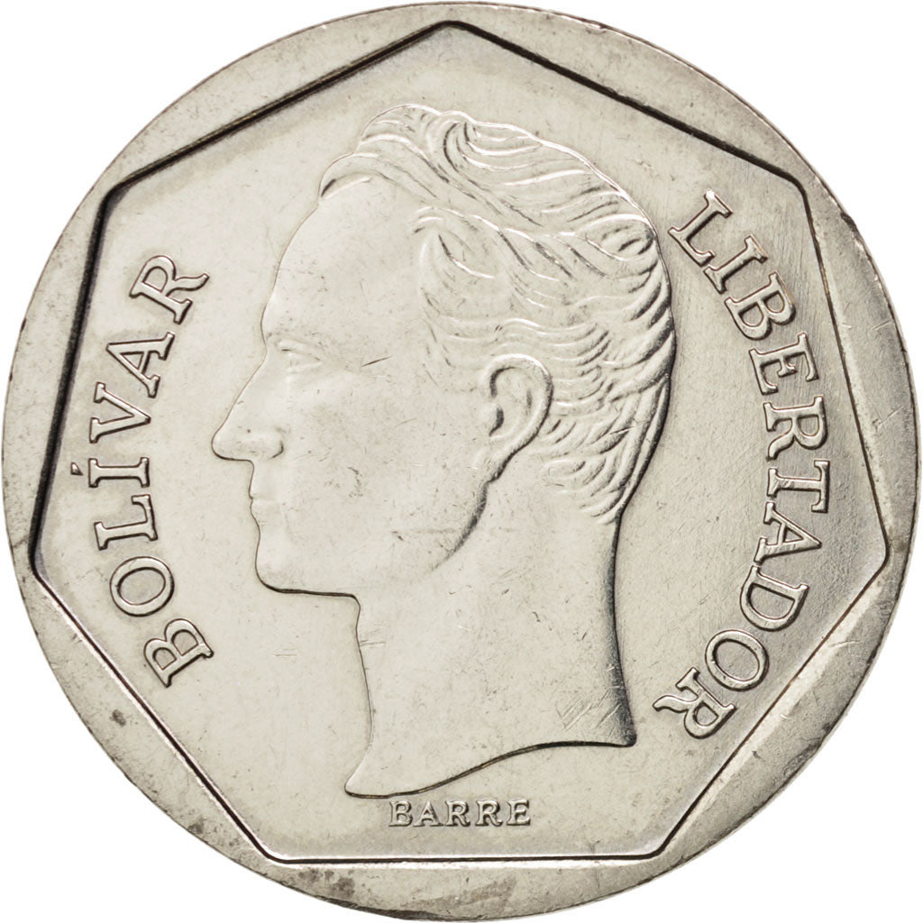 VENEZUELA, 100 Bolivares, 1998, KM #78.1, AU(55-58), Nickel Clad Steel, 25, 6.82