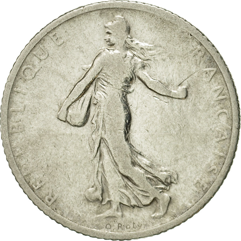 Moneta, Francia, Semeuse, Franc, 1903, Paris, MB, Argento, KM:844.1, Gadoury:467