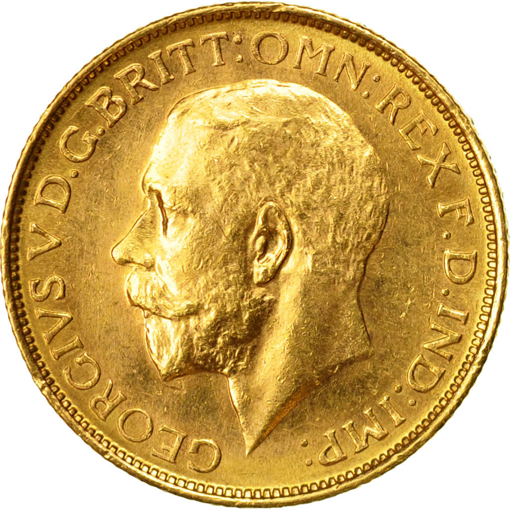 Coin, Australia, George V, Sovereign, 1912, Sydney, AU(55-58), Gold, KM:29