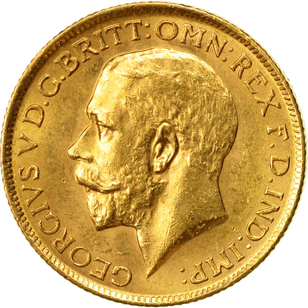 Coin, Australia, George V, Sovereign, 1912, Sydney, AU(55-58), Gold, KM:29